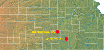 map of kansas - click for larger view
