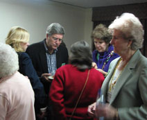 President G. Brown with delegates