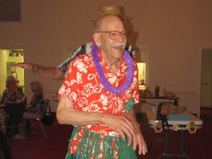 Harold Harp having fun