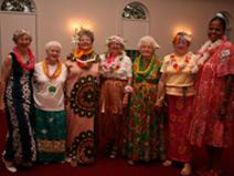 KS wahines all dressed up