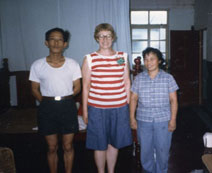 Nadine Williams & host family