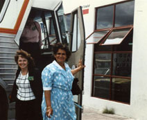 Sheri Leonard with E.D.