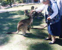 Margaret Ramsdale & her new friend