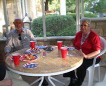 Colleen McCombie & Alan Cupitt at Welcome dinner