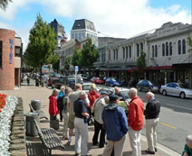 Looking the town over