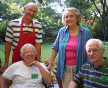 Art & Betty Wood with guests Hildegard & Rainer Thoma