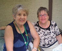 Joann Keiter and guest Verana Hoffmann