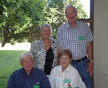 Leoanrd & Helen Donley with guests Christian & Helga Langheld
