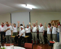 Entertaining at the dinner