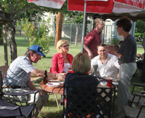 Dinner at Bob & Victoria Jackson's home