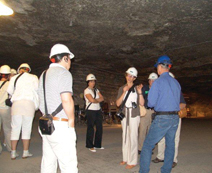 Touring the salt mine