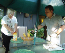 Mimosas for breakfast with Nancy Murry