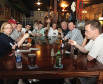 Having a little sarsparilla on a hot afternoon