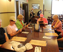Lunch with some of our new friends