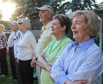 Let's all join hands and sing!