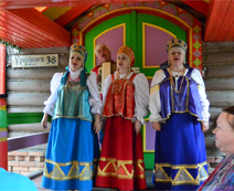 Visit to the cultural center near Korolev where we participated in a Russian wedding reenactment and feast