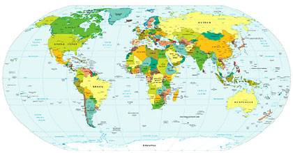 world map